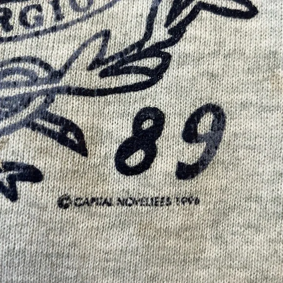 Vintage Georgetown University Hoyas Sweatshirt Men’s Size XL Gray 90s Flaws - Picture 6 of 12